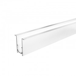 MAGNETIC RECESSED TRACK 48V DC 1M MATTE WHITE MR1MW