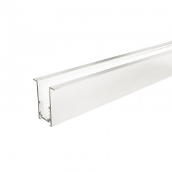 MAGNETIC RECESSED TRACK 48V DC 2M MATTE WHITE MR2MW