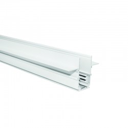 MAGNETIC TRIMLESS TRACK 48V DC 3M MATTE WHITE MT3MW