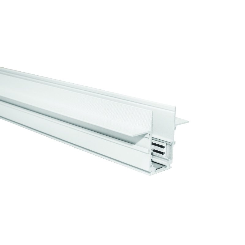 MAGNETIC TRIMLESS TRACK 48V DC 3M MATTE WHITE MT3MW