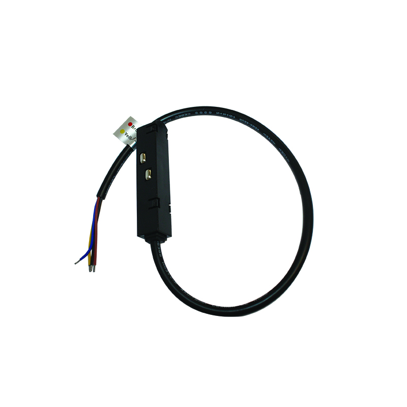 MATTE BLACK ELECTRICAL FEEDER FOR MAGNETIC TRACK 48V DC WITH 0,5M WIRE MF05MB MATTE BLACK ELECTRICAL FEEDER FOR MAGNETIC TRACK 48V DC WITH 0,5M WIRE MF05MB