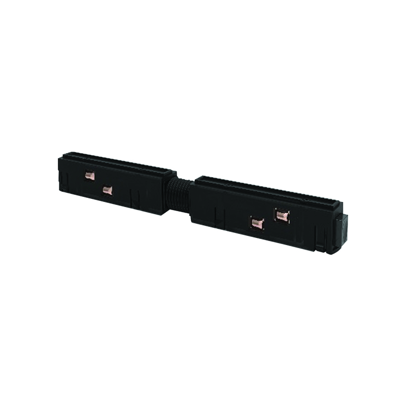 MATTE BLACK ADJUSTABLE ELECTRICAL CONNECTOR FOR MAGNETIC TRACK 48V DC MADJB