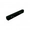 MATTE BLACK STRAIGHT ELECTRICAL CONNECTOR FOR MAGNETIC TRACK 48V DC MSCB