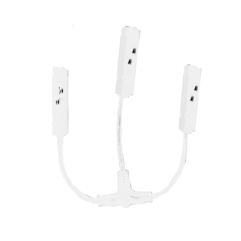 MATTE WHITE T ELECTRICAL CONNECTOR FOR MAGNETIC TRACK 48V DC MTCW MATTE WHITE T ELECTRICAL CONNECTOR FOR MAGNETIC TRACK 48V DC MTCW