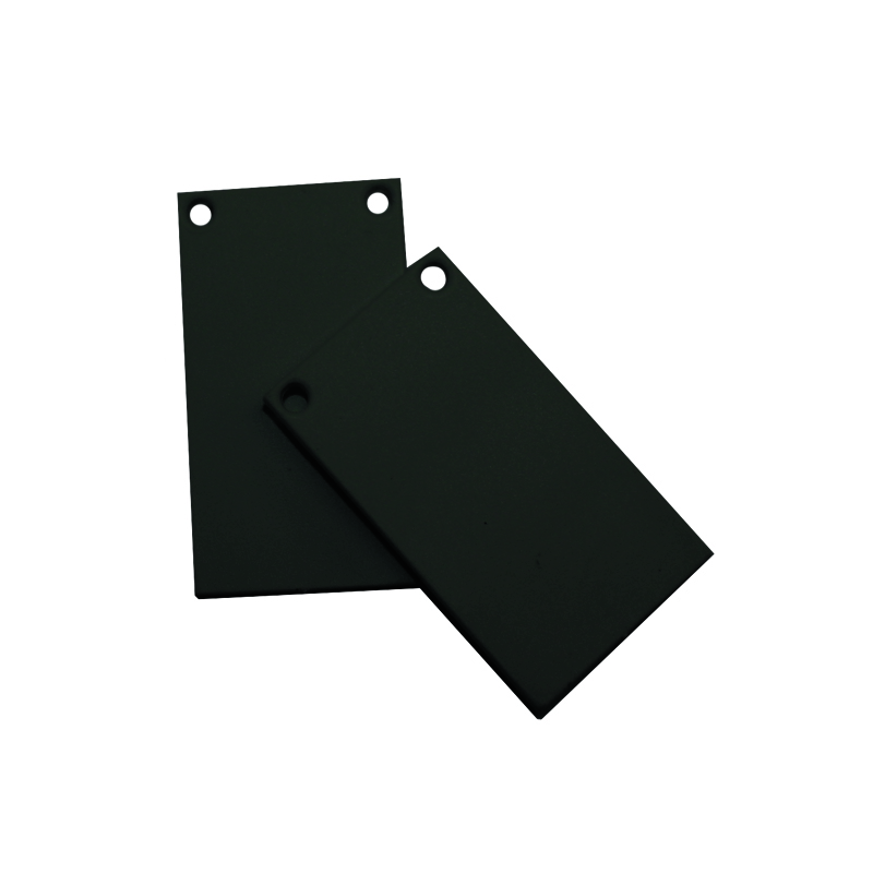 MATTE BLACK END CUPS(SET OF 2 PCS) FOR TRIMLESS MAGNETIC TRACK WITH SCREWS MTECB MATTE BLACK END CUPS(SET OF 2 PCS) FOR TRIMLESS MAGNETIC TRACK WITH SCREWS MTECB