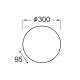 PHASING OUT CEILING LAMP D30 WHITE GLASS KACY XD059300 PHASING OUT CEILING LAMP D30 WHITE GLASS KACY XD059300