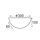 PHASING OUT CEILING LAMP D30 WHITE GLASS KACY XD0593002 PHASING OUT CEILING LAMP D30 WHITE GLASS KACY XD0593002