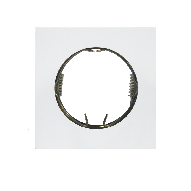 Square down light GU10 BS3159 WHITE BS3159WMR16