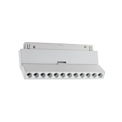MATTE WHITE MAGNETIC MOVABLE LINEAR 48V DC 12W 4000K 1080LM 24° OSRAM RA90 L220MM MEYEM1240W