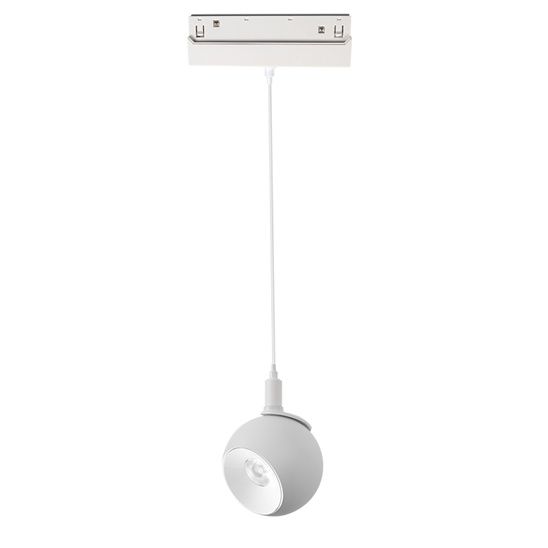 MATTE WHITE MAGNETIC PENDANT LUMINAIRE 48V DC 12W 3000K 1000LM 36° OSRAM RA90 Φ100 134MM IONAP1230W MATTE WHITE MAGNETIC PENDANT LUMINAIRE 48V DC 12W 3000K 1000LM 36° OSRAM RA90 Φ100 134MM IONAP1230W