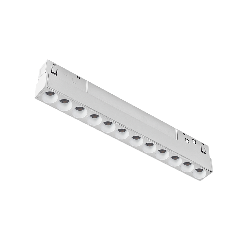 MATTE WHITE MAGNETIC LINEAR 48V DC 12W 3000K 1000LM 36° OSRAM RA90 L220MM MEYE1230W