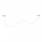 MATTE WHITE MAGNETIC NEON LUMINAIRE 48V DC 40W 3000K 3000LM 360° RA90 Φ22 2000ΜΜ COSMO4030W