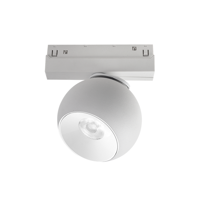 MATTE WHITE MAGNETIC SPOT 48V DC 12W 3000K 1000LM 36° OSRAM RA90 Φ100 134MM IONA1230W