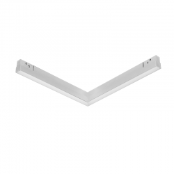 MATTE WHITE MAGNETIC LINEAR 90° CORNER 48V DC 20W 4000K 1750LM 110° OSRAM RA90 L322 307MM LUCCA902040W
