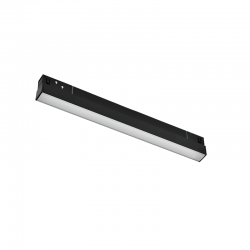 MATTE BLACK MAGNETIC LINEAR 48V DC 10W 4000K 850LM 110° OSRAM RA90 L300MM LUCCA1040B