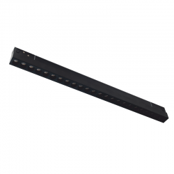 MATTE BLACK MAGNETIC LINEAR 48V DC 24W 3000K 2050LM 36° OSRAM RA90 L436MM MEYE2430B