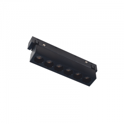 MATTE BLACK MAGNETIC LINEAR 48V DC 6W 4000K 550LM 36° OSRAM RA90 L112MM MEYE640B