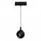MATTE BLACK MAGNETIC PENDANT LUMINAIRE 48V DC 12W 3000K 1000LM 36° OSRAM RA90 Φ100 134MM IONAP1230B