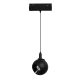 MATTE BLACK MAGNETIC PENDANT LUMINAIRE 48V DC 12W 4000K 1050LM 36° OSRAM RA90 Φ100 134MM IONAP1240B