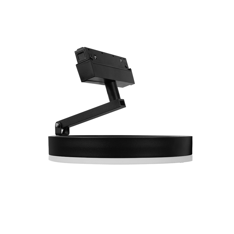 MATTE BLACK MAGNETIC LUMINAIRE 48V DC 12W 3000K 650LM 90° OSRAM RA90 Φ200 33MM MARION1230B