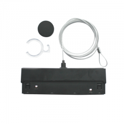 PENDANT KIT FOR COSMO20 B, COSMO40 B (BLACK MAGNETIC ADAPTOR+2M STEEL WIRE WITH CLIP) COSMOPKB