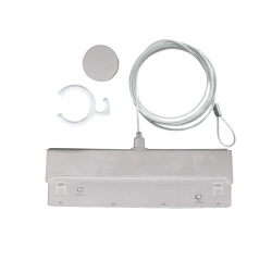 PENDANT KIT FOR COSMO20 W, COSMO40 W (WHITE MAGNETIC ADAPTOR+2M STEEL WIREWITH CLIP) COSMOPKW
