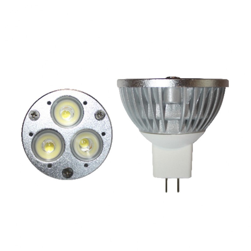 POWER LED 3X1W MR16 WHITE AC.097L3P12W