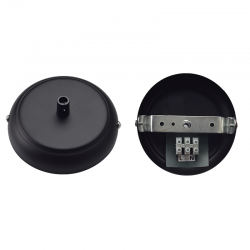 WALL LAMP 1 Χ Ε27 BLACK 50Χ11Χ8 CM METALIC KSACAPC01