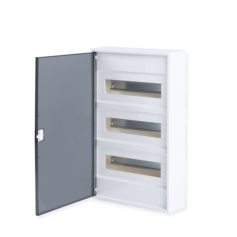 SURFACE MOUNTING ENCLOSURE 36 MODULES TRANSPARENT DOOR 3 ROWS IP40 282N36ALFA
