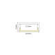 NORM ALUMINUM PROFILE WITH OPAL COVER 2m/pc P117U