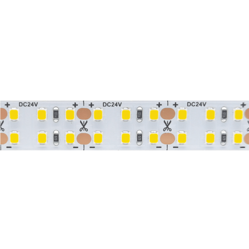 ^LED SMD STRIP 24V DC 40W/M 3000K 4120LM/M IP20 15MM CRI80 OSRAM 2835 240LEDS/M 3SDCM 5M REEL 5YRS 24408030