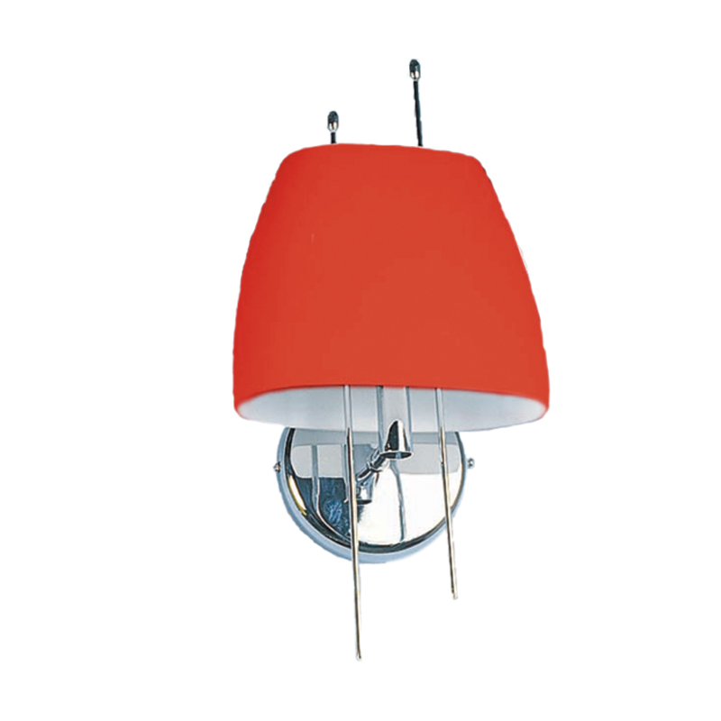 # NETTO WALL LAMP V113/1W WITH R GLASS AC.045113WR