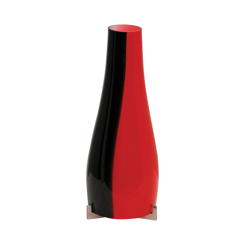 # NETTO TABLE LAMP GLASS RED-BLACK APOLLO1TS