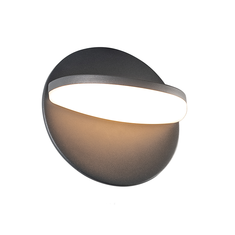 ^LED SMD WALL LUMINAIRE 16W 790LM 120° 230V AC 3.000K DARK GREY CRI80 IP65 30.000HRS LG1057G