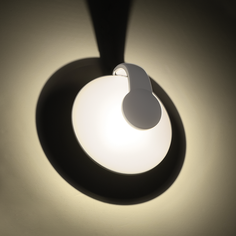 ^LED COB WALL LUMINAIRE 12W 580LM 120° 230V AC 3.000K MATT WHITE CRI80 IP65 30.000HRS LG1055W
