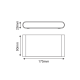 ^LED SMD WALL LUMINAIRE 11W 570LM 60° 230V AC 3.000K MATT WHITE CRI80 IP54 30.000HRS LG2632W