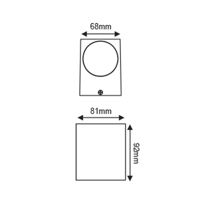 ^GU10 WALL LUMINAIRE 230V AC MATT WHITE IP65 MAX.35W LG2203GU10W ^GU10 WALL LUMINAIRE 230V AC MATT WHITE IP65 MAX.35W LG2203GU10W