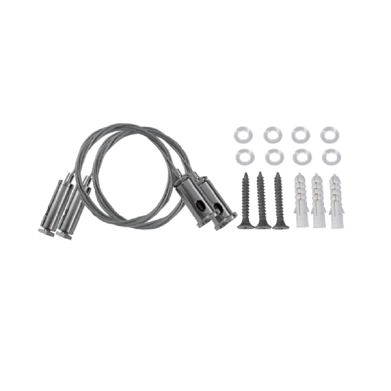 HANGING KIT FOR PROFILE WITH 1PC STEEL WIRE 2m & INSTALLATION ACCESSORIES SWAL HANGING KIT FOR PROFILE WITH 1PC STEEL WIRE 2m & INSTALLATION ACCESSORIES SWAL