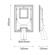 LED STREET SOLAR LUMINAIRE 20W 5.000K 1850Lm IP66 SONNE2050