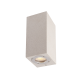 ^WALL UP-DOWN SQUARE SPOT LUMINAIRE IP65 2XGU10 WHITE CEMENT MK0532SW
