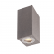^WALL UP-DOWN SQUARE SPOT LUMINAIRE IP65 2XGU10 BLACK CEMENT MK0532SB