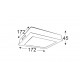 LED Panel Surf. Square 14W 4.000K 1120Lm 230V 172mm Ra80 ALPI1440S