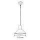 BELL D310 Ε27 MAX 36W IP45 BLUE B027DL