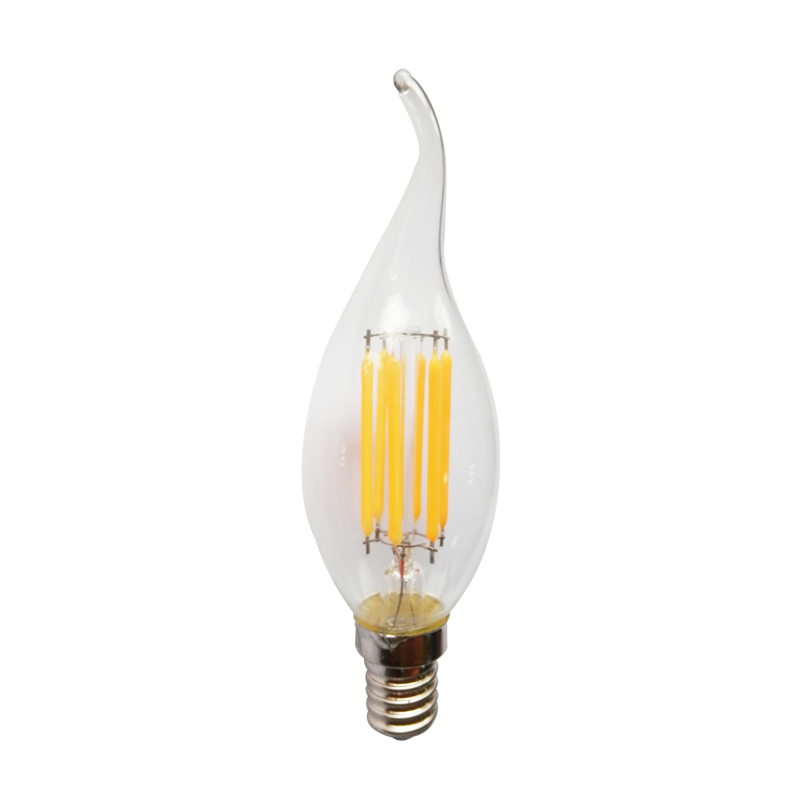 LED FILAMENT E14 CANDLE TIP DIM 4W 4000K 230V AC 410LM RA80 DECO4NWTIPDIM LED FILAMENT E14 CANDLE TIP DIM 4W 4000K 230V AC 410LM RA80 DECO4NWTIPDIM