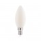 LED FILAMENT E14 CANDLE FROSTY 4W 2700K 230V AC 390LM RA80 DECO4WWFR