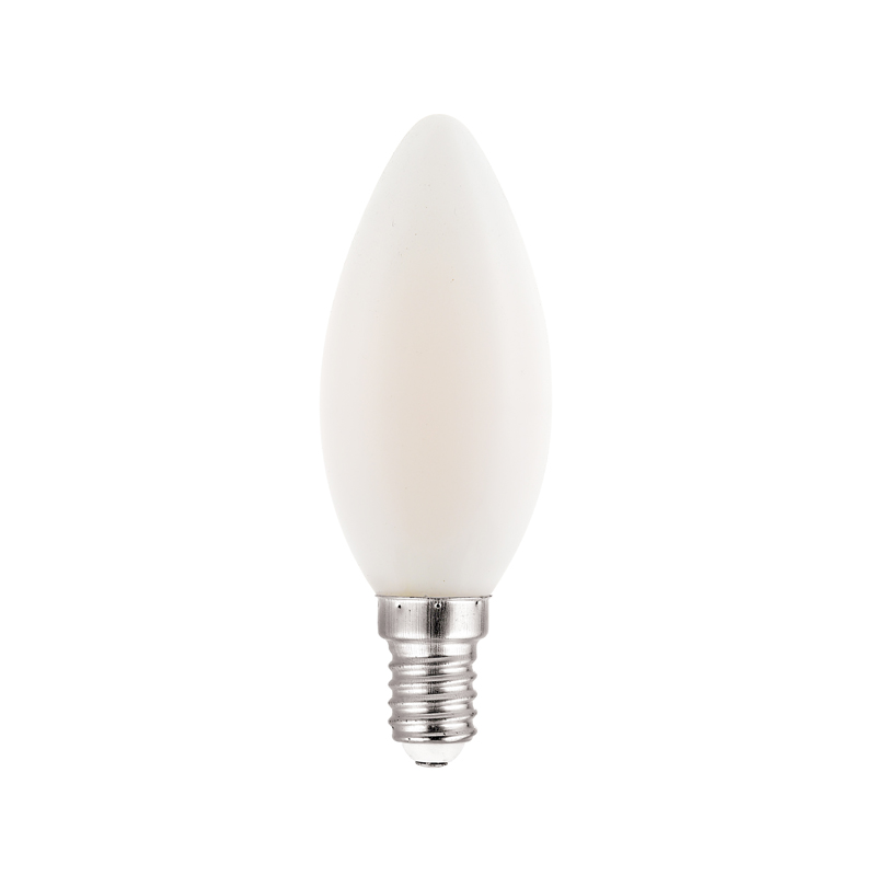 LED FILAMENT E14 CANDLE FROSTY 4W 2700K 230V AC 390LM RA80 DECO4WWFR