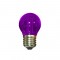 LED FILAMENT E27 BALL 4W PURPLE 230V AC 390LM RA80 GLAMO4WWP