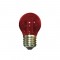 E27 RED GLASS BALL 4W 230V AC 390LM LED COG GLAMO4WWR