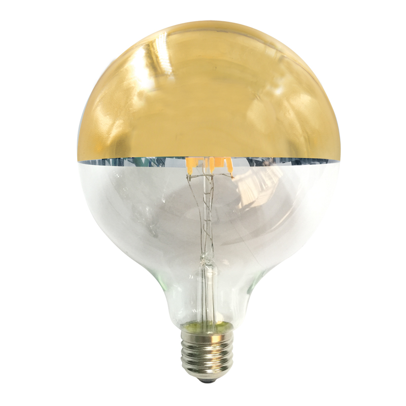 LED E27 G125 GOLD DIM 6W 2700K 230V AC 690LM RA80 LED COG GLOBE1256WWDIMGN LED E27 G125 GOLD DIM 6W 2700K 230V AC 690LM RA80 LED COG GLOBE1256WWDIMGN