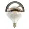 E27 G125 SILVER DIM 6W 2700K 230V AC 690LM LED COG GLOBE1256WWDIMS